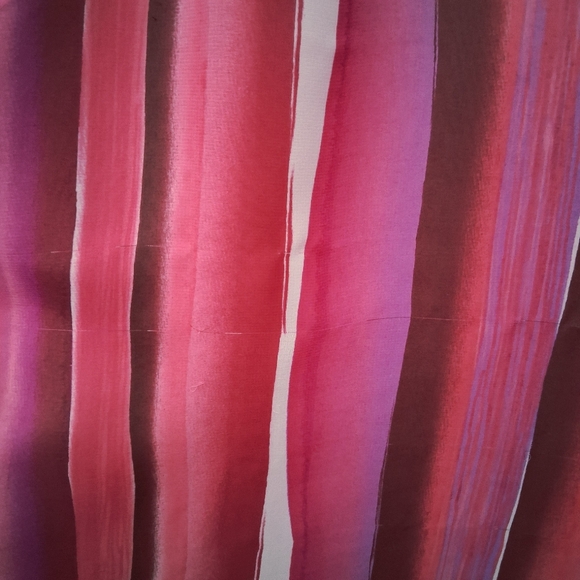 🎉Avenue Vibrant Pink and Purple Button Down Shirt - Picture 7 of 11